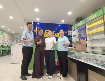 易視界品牌賦能巡店如皋店